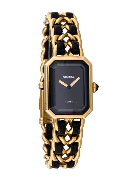 chanel watch black and gold|Chanel watches ladies price.